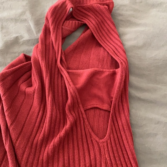 Open side sweater dress (thin) - Picture 3 of 3